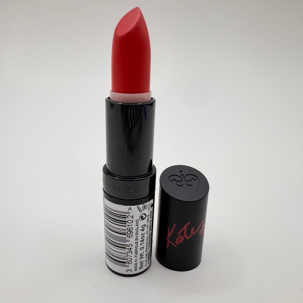 Rimmel London Lasting Finish by Kate Moss Lipstick 12 Coral Pink Discontinued 4g